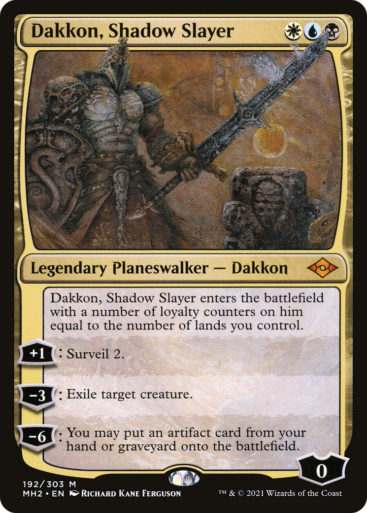 Dakkon, Shadow Slayer (MH2-192)