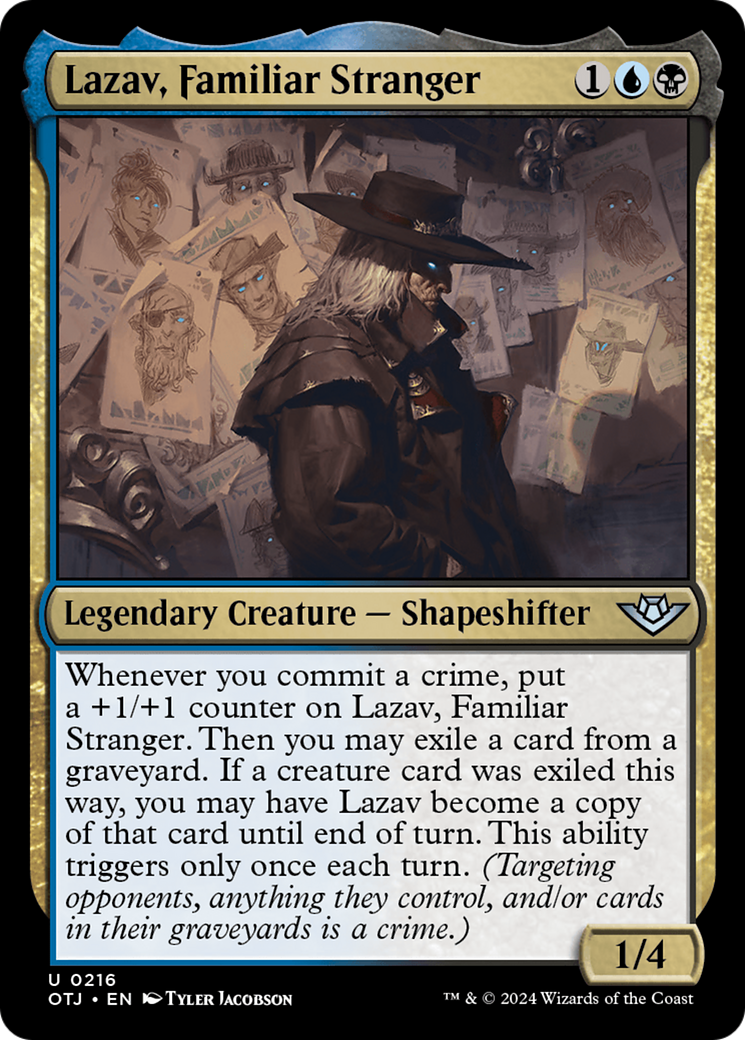 Lazav, Familiar Stranger (OTJ-216) (Foil)
