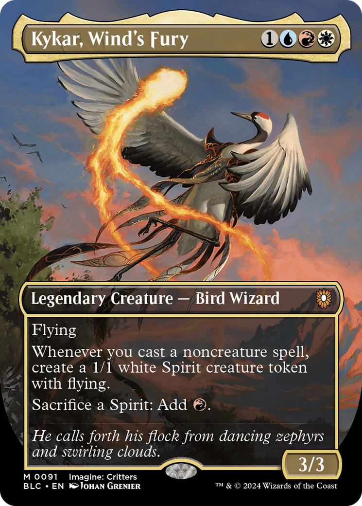 Kykar, Wind's Fury (BLC-091) (Borderless)