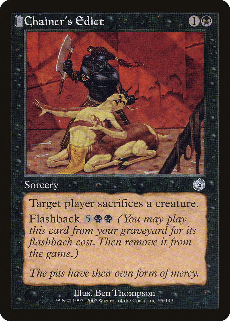 Chainer's Edict (TOR-057) (Foil)