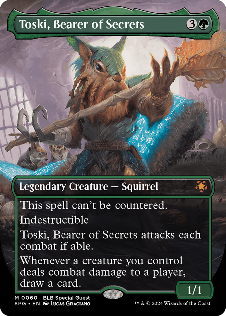 Toski, Bearer of Secrets (SPG-060) (Borderless)