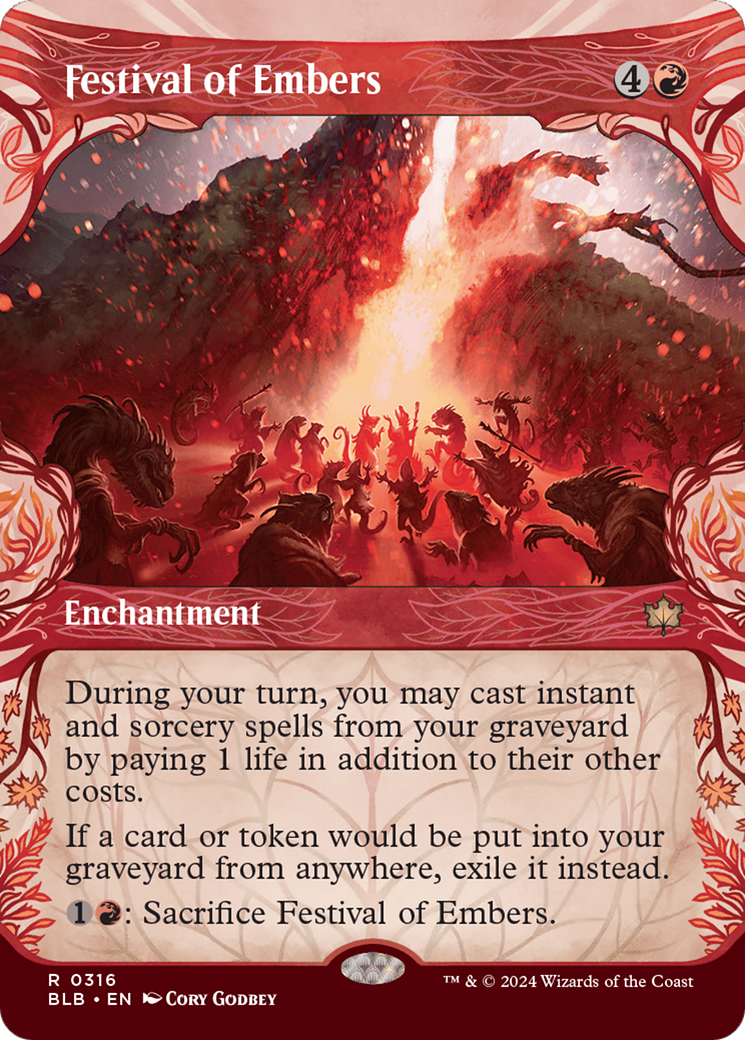 Festival of Embers (BLB-316) (Showcase) (Foil)
