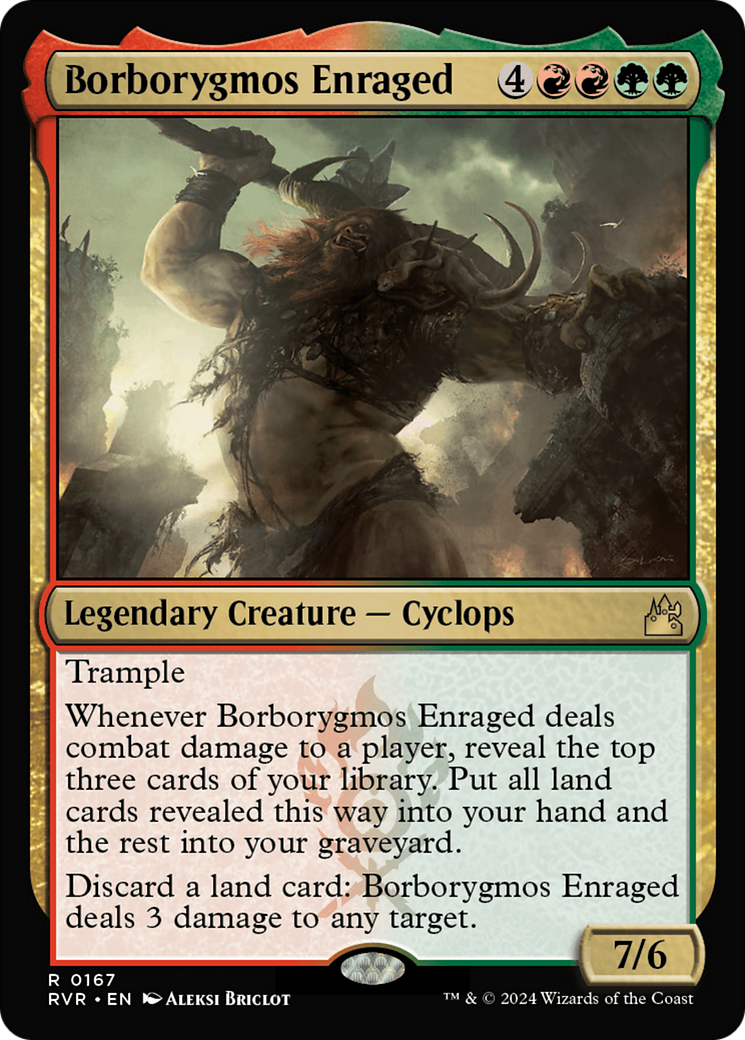 Borborygmos Enraged (RVR-167) (Foil)