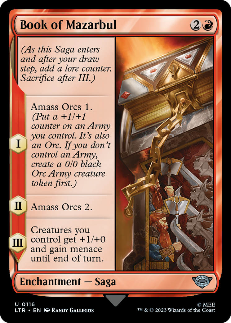 Book of Mazarbul (LTR-116) (Foil)