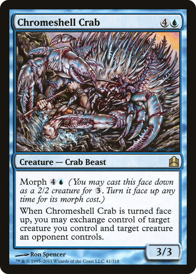 Chromeshell Crab (CMD-041)