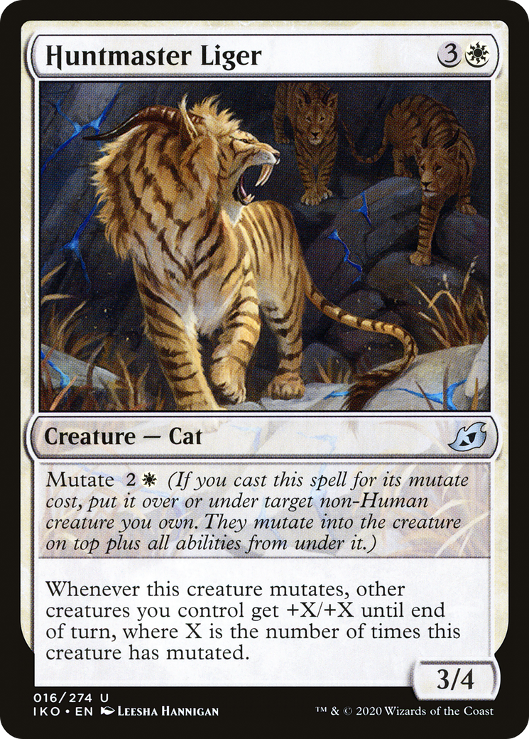 Huntmaster Liger (IKO-016) (Foil)