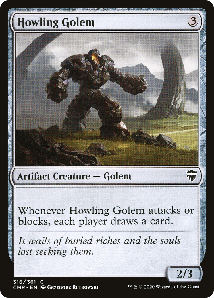 Howling Golem (CMR-316) (Foil)