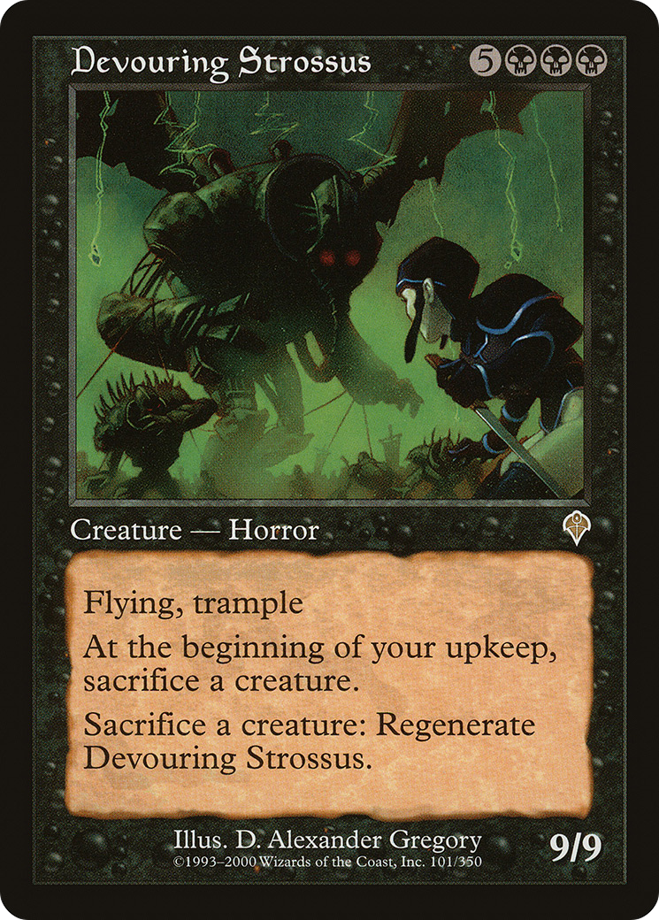 Devouring Strossus (INV-101) (Foil)