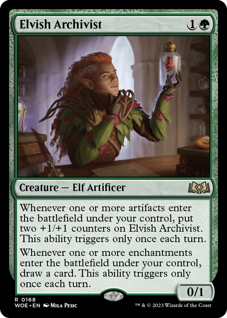 Elvish Archivist (WOE-168) (Foil)