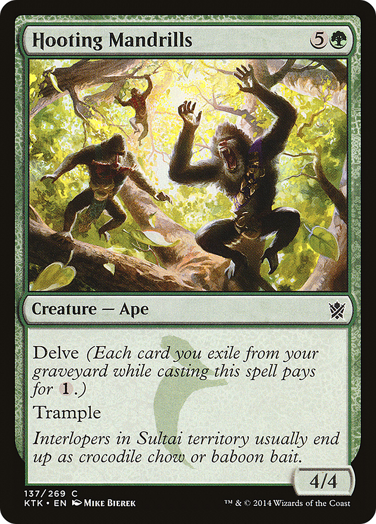 Hooting Mandrills (KTK-137) (Foil)