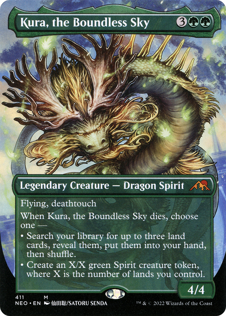 Kura, the Boundless Sky (NEO-411) (Borderless) (Foil)