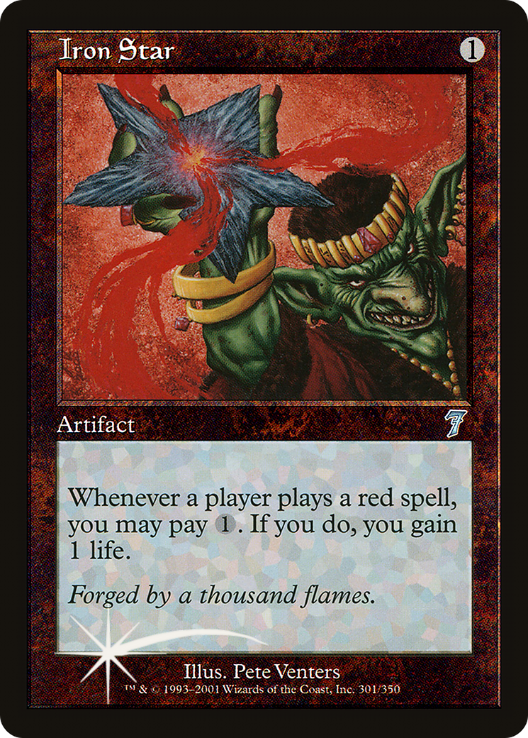 Iron Star (7ED-301★) (Foil)