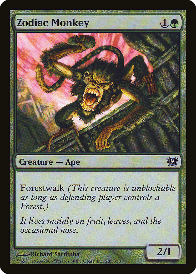 Zodiac Monkey (9ED-)