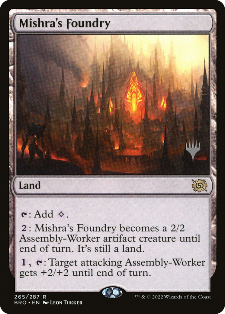 Mishra's Foundry (PPBRO-265P) (Foil)