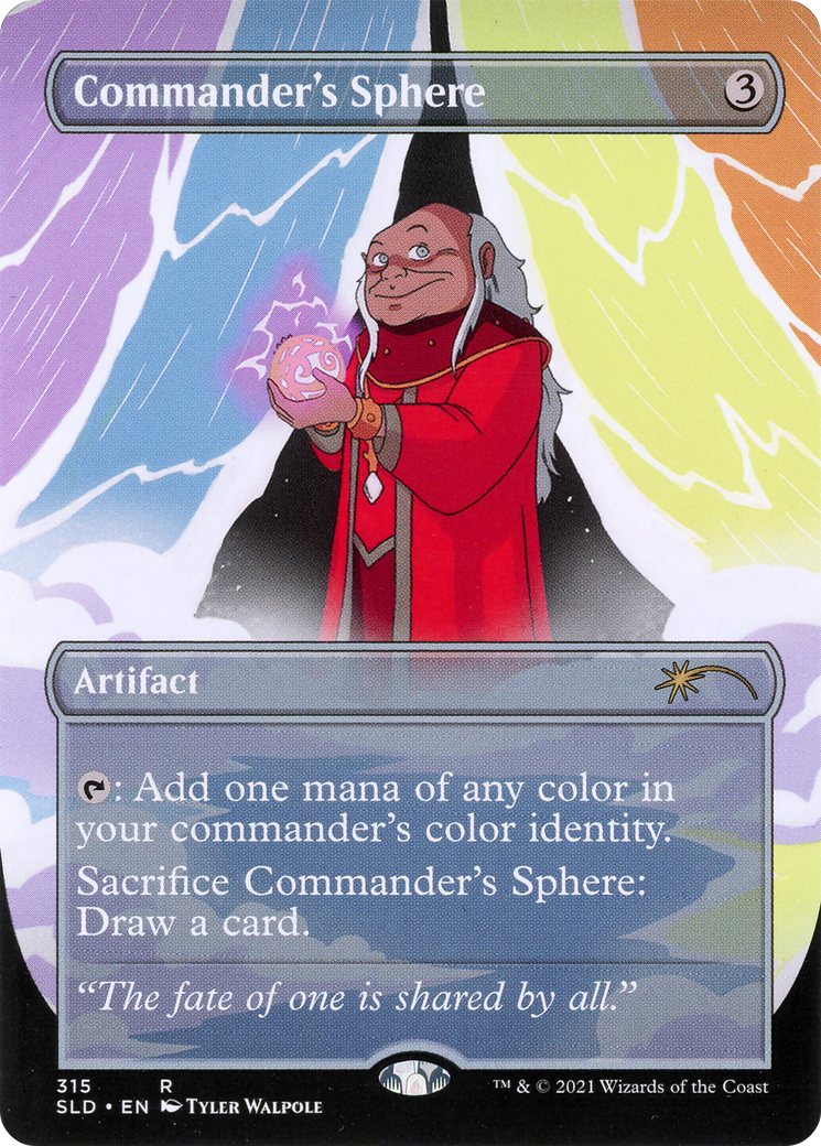 Commander's Sphere (SLD-315) (Borderless) (Foil)