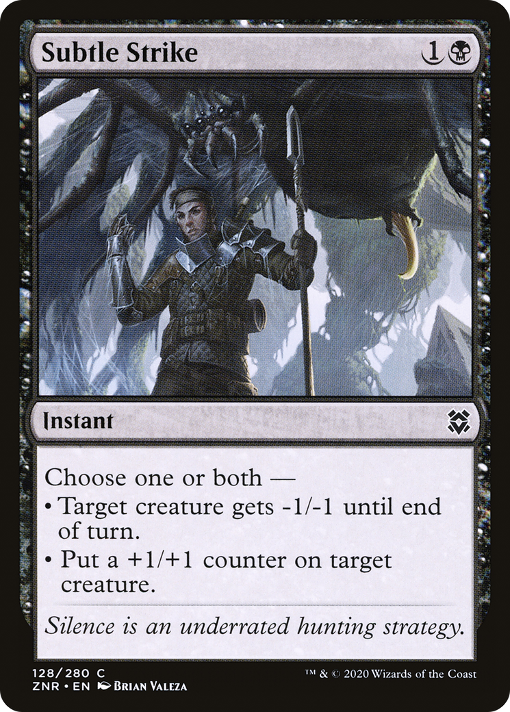 Subtle Strike (ZNR-128) (Foil)