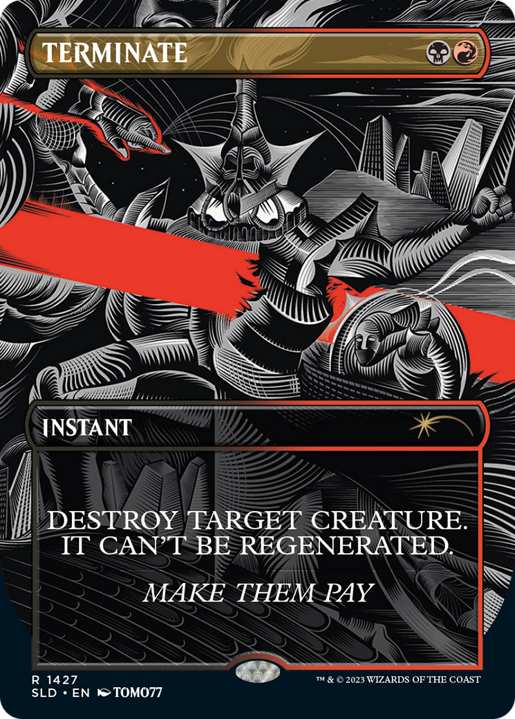 Terminate (SLD-1427) (Borderless) (Foil)