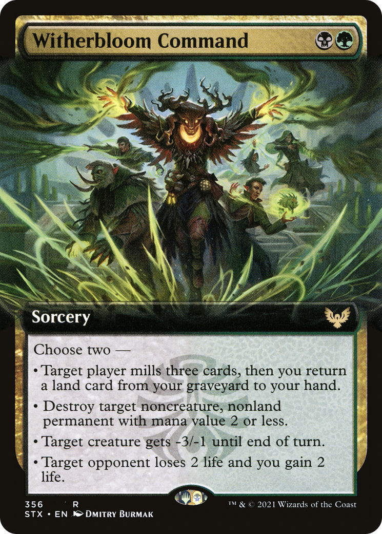 Witherbloom Command (STX-356) (Extended Art) (Foil)