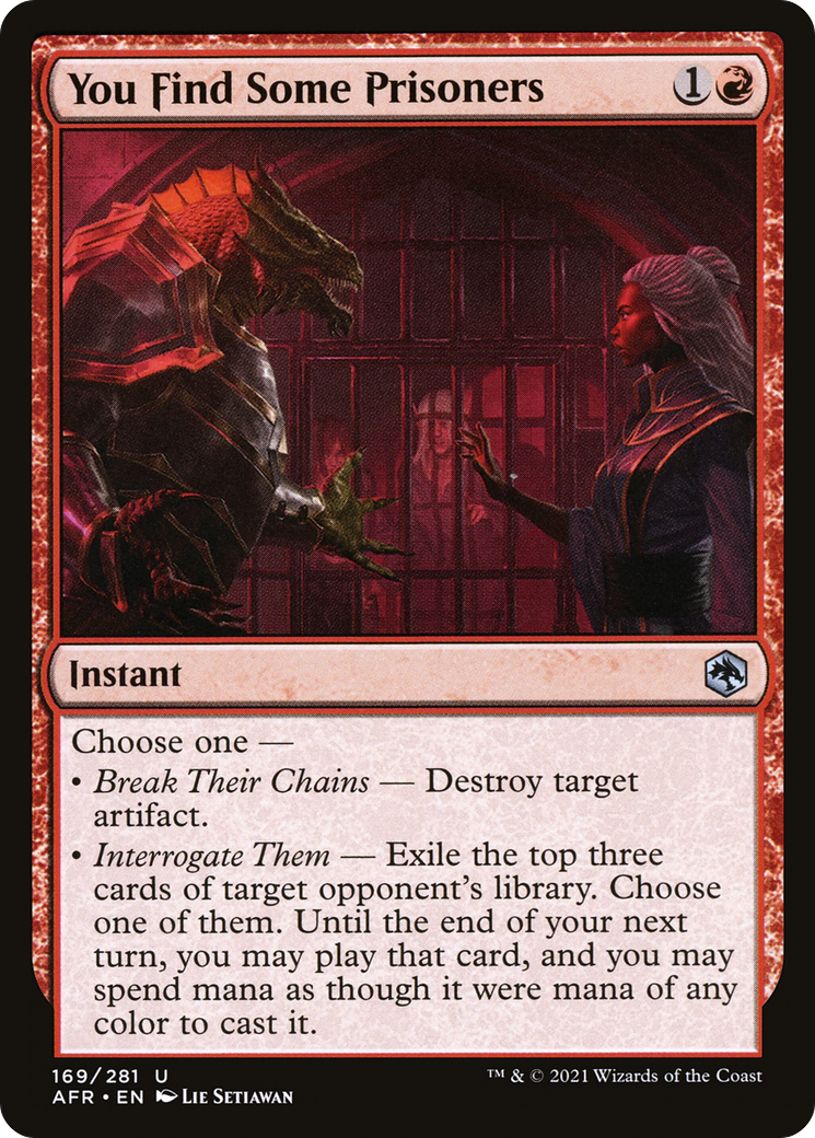 You Find Some Prisoners (AFR-169)