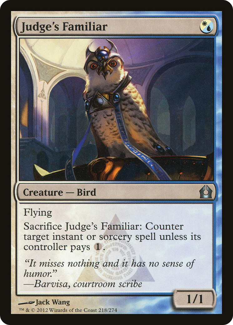 Judge's Familiar (RTR-218) (Foil)