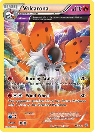 Volcarona (18) (AOR-018) (Reverse Holofoil)