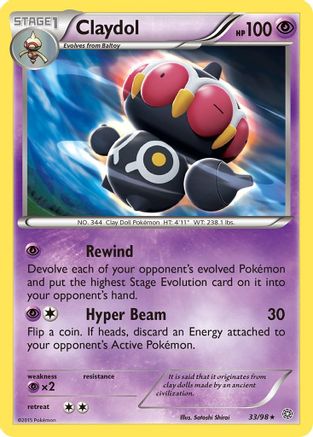 Claydol (AOR-033) (Reverse Holofoil)