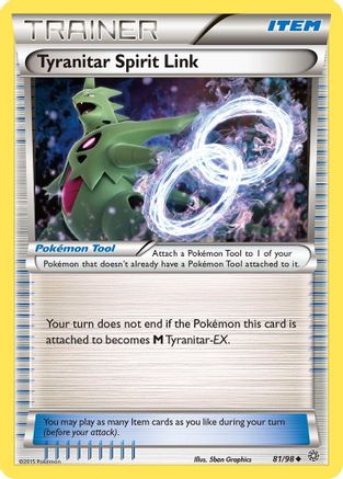 Tyranitar Spirit Link (AOR-081) (Reverse Holofoil)