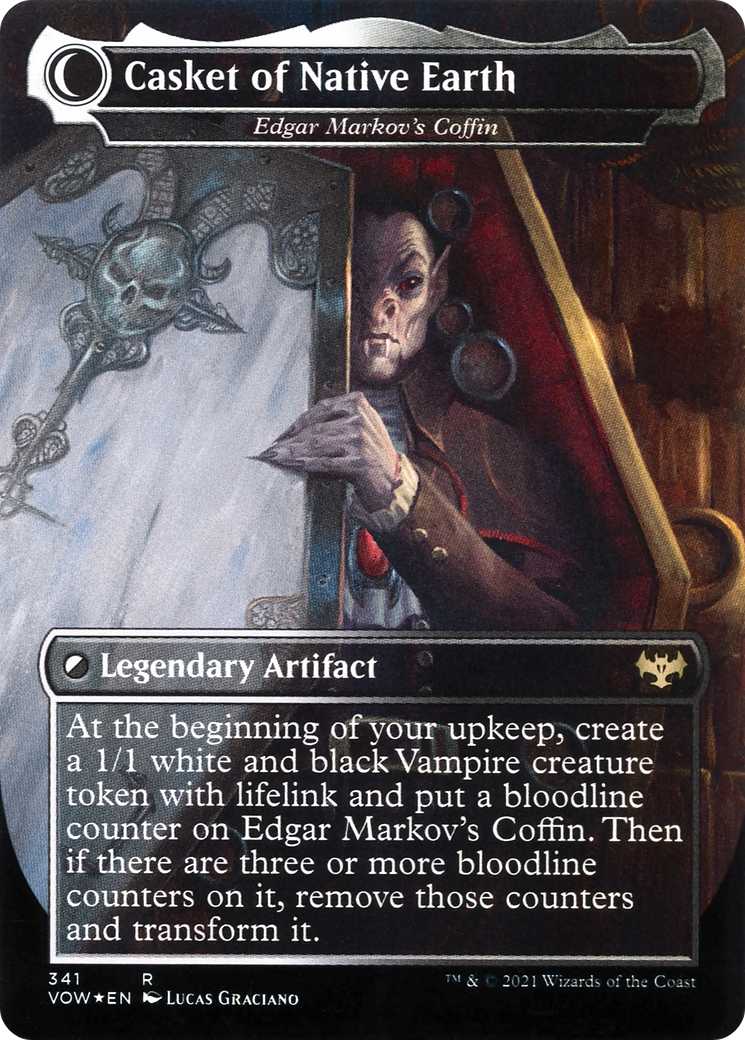 Edgar, Charmed Groom // Edgar Markov's Coffin (VOW-341) (Borderless) (Foil)