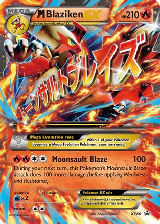 M Blaziken EX (PR-XY86) (Holofoil)