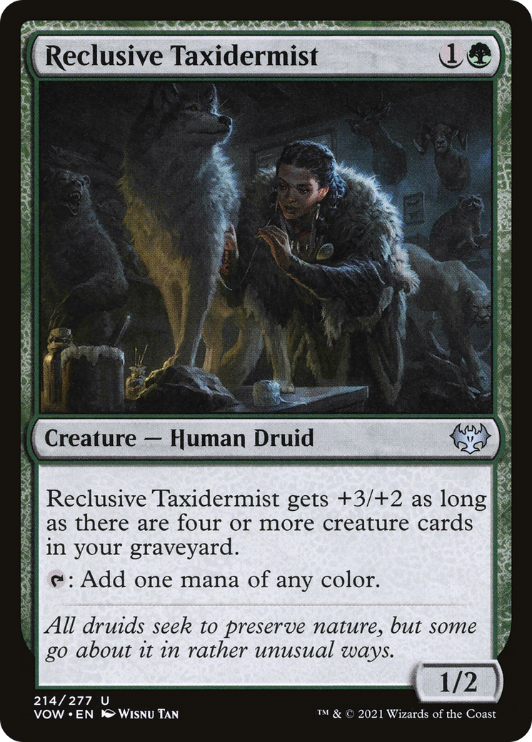 Reclusive Taxidermist (VOW-214) (Foil)
