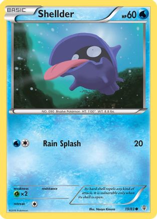 Shellder (GEN-019) (Reverse Holofoil)