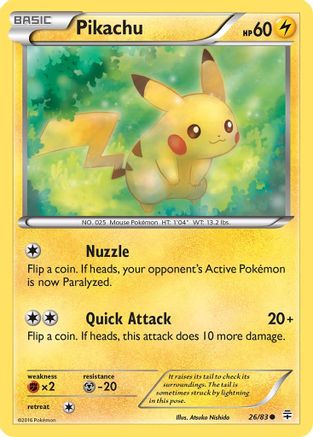 Pikachu (GEN-026) (Reverse Holofoil)