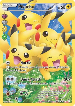 Pikachu (Full Art) (GEN-RC29) (Holofoil)