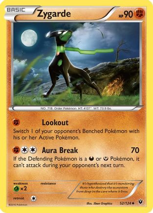 Zygarde (52) (FCO-052) (Reverse Holofoil)