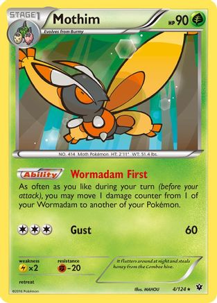 Mothim (FCO-004) (Reverse Holofoil)