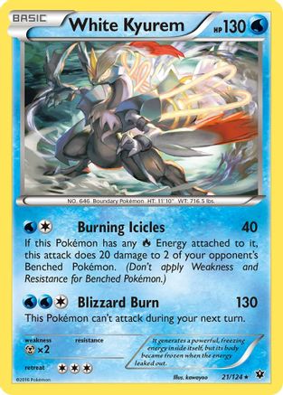 White Kyurem (FCO-021) (Reverse Holofoil)