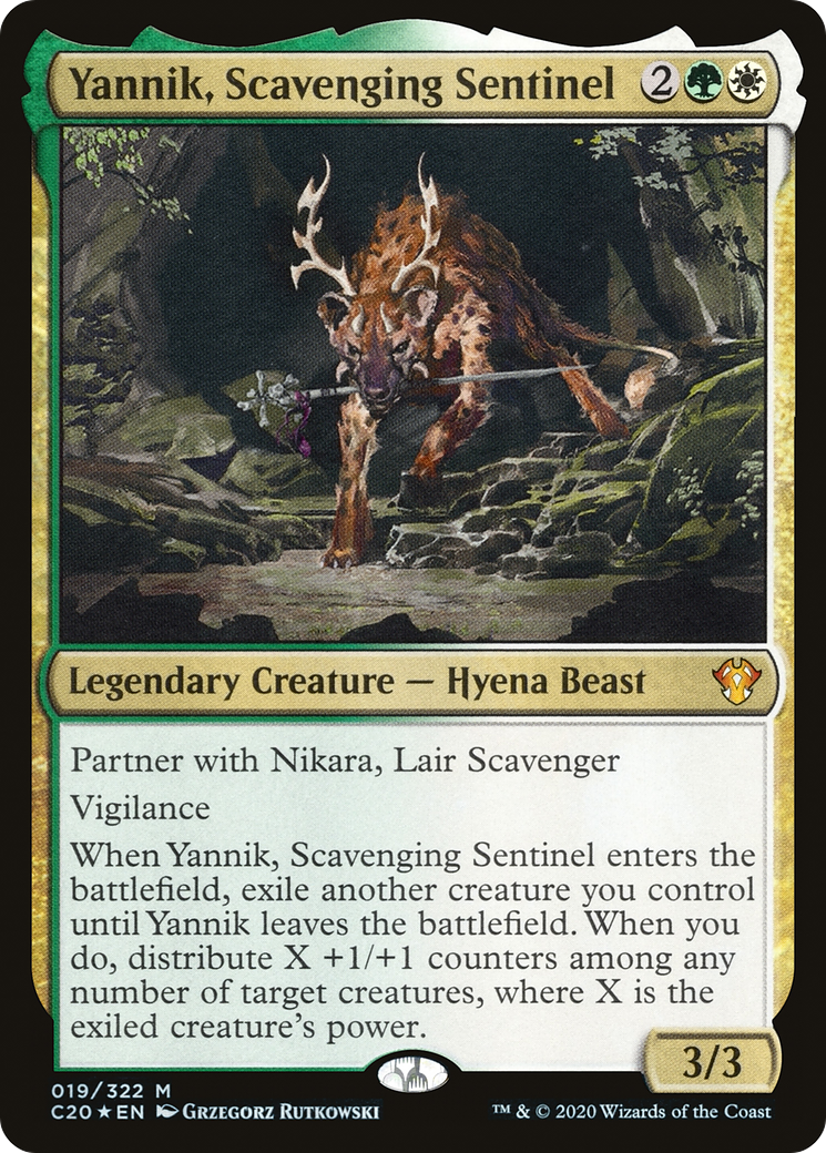 Yannik, Scavenging Sentinel (C20-019) (Foil)