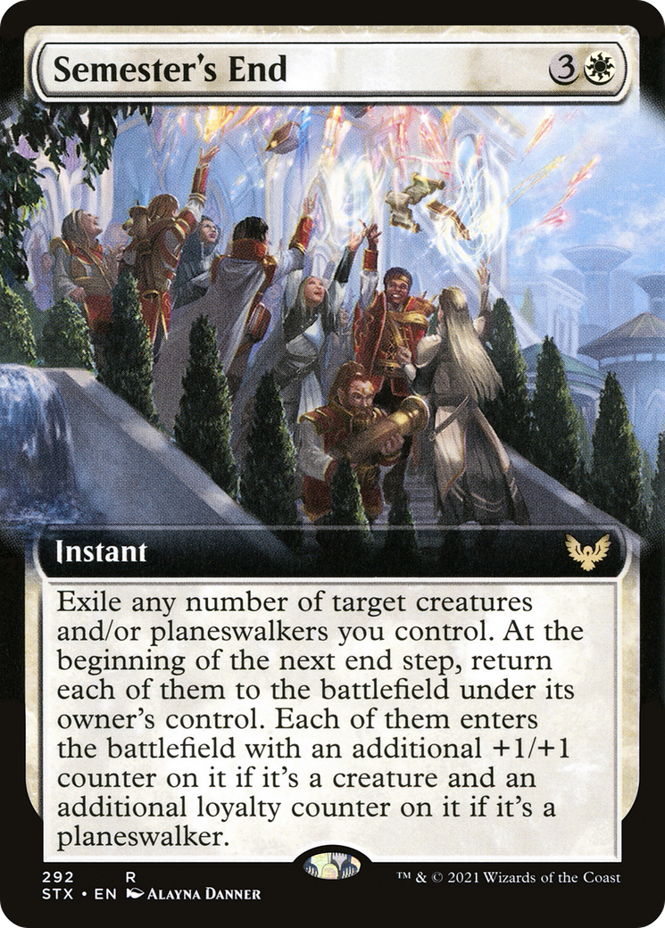 Semester's End (STX-292) (Extended Art) (Foil)
