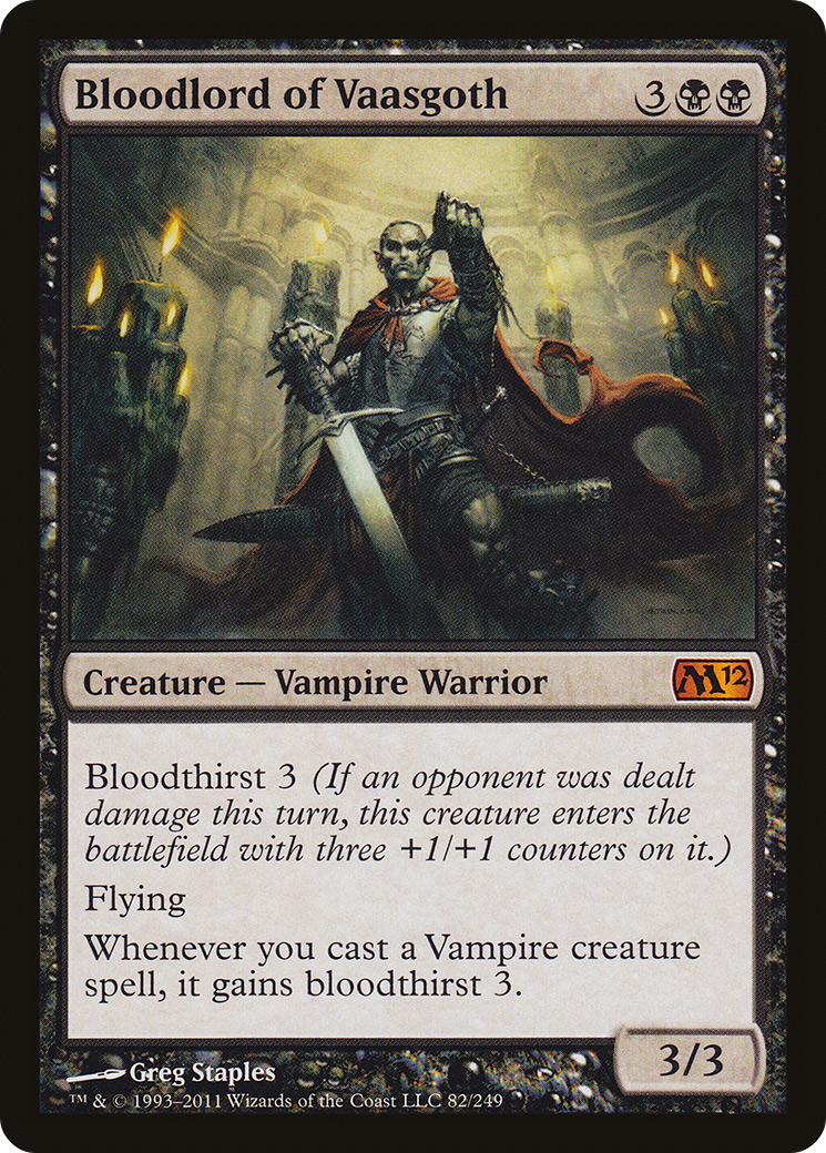 Bloodlord of Vaasgoth (M12-082) (Foil)