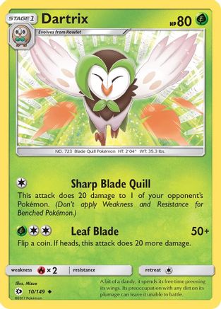 Dartrix (SUM-010) (Reverse Holofoil)