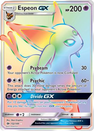 Espeon GX (Secret) (SUM-) (Holofoil)
