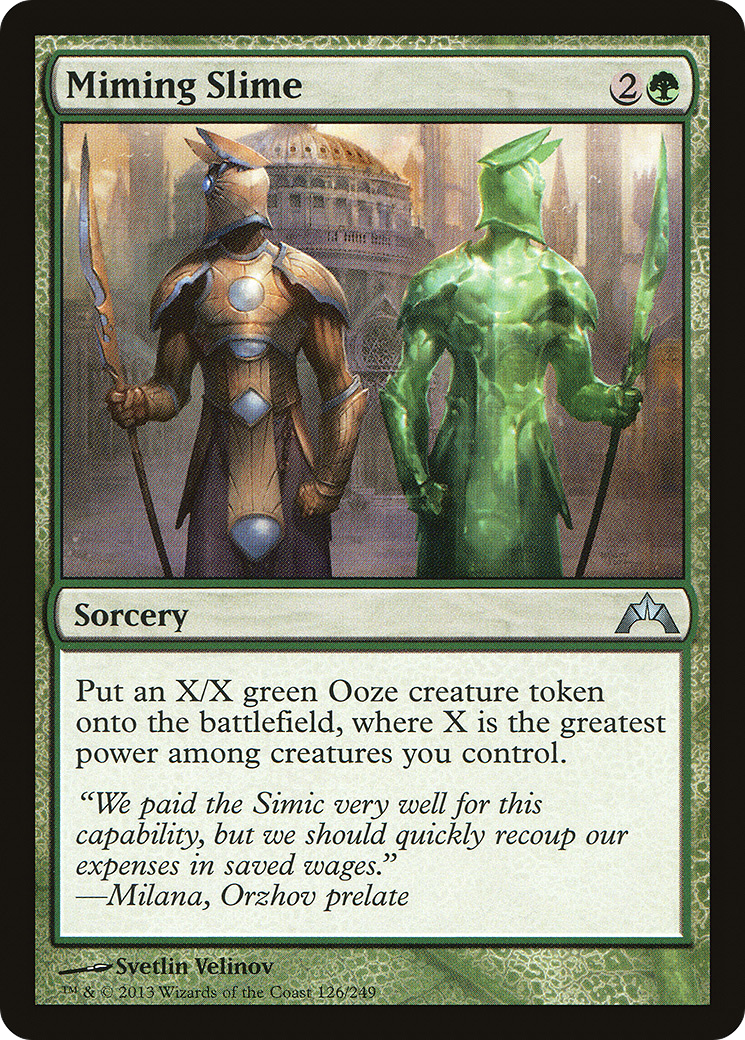 Miming Slime (GTC-126) (Foil)