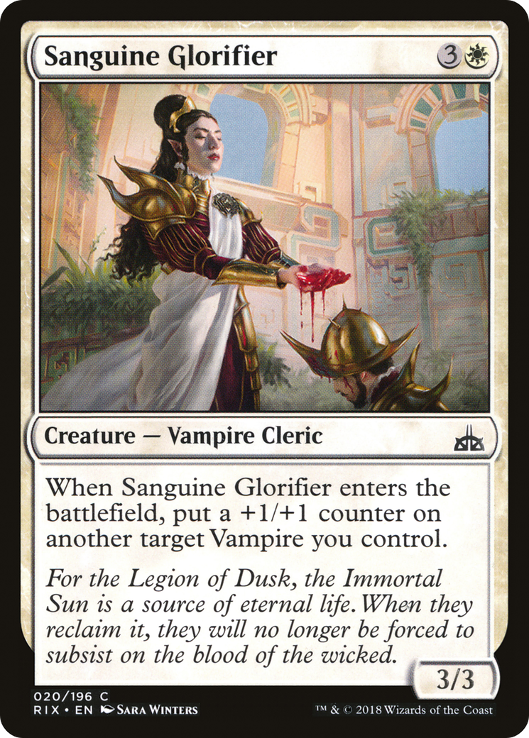 Sanguine Glorifier (RIX-020) (Foil)