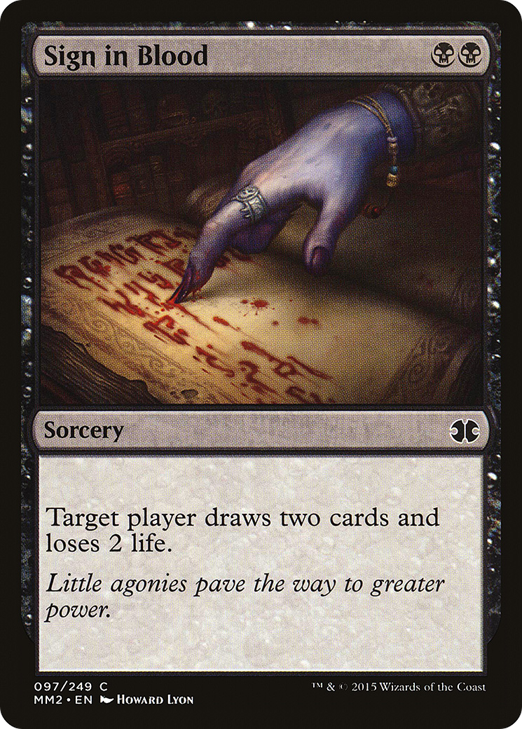 Sign in Blood (MM2-097)