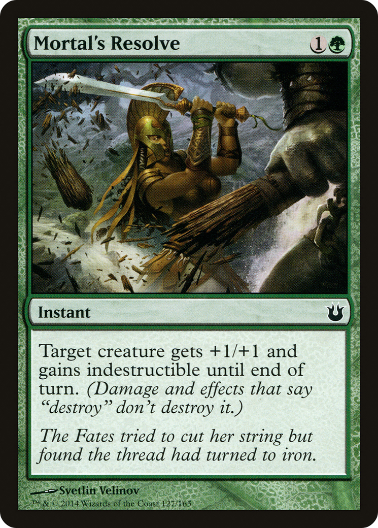 Mortal's Resolve (BNG-127) (Foil)