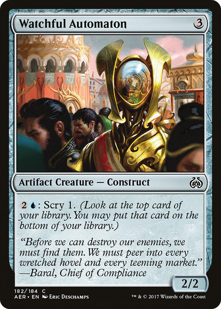 Watchful Automaton (AER-182) (Foil)