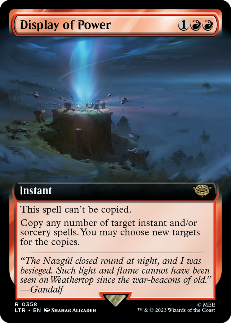 Display of Power (LTR-358) (Extended Art)