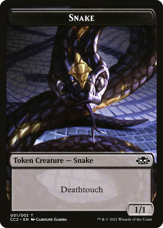 Snake // Zombie Double-Sided Token (CC2-009)