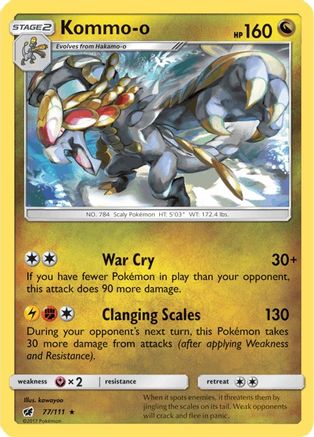 Kommo-o (CIN-077) (Reverse Holofoil)