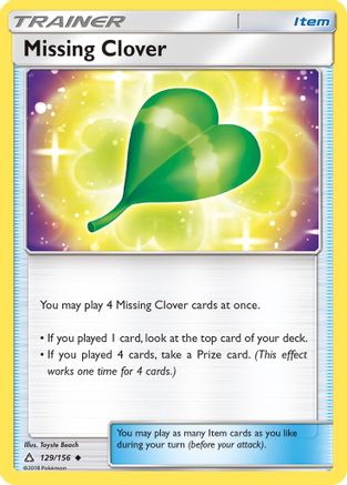 Missing Clover (UPR-129) (Reverse Holofoil)